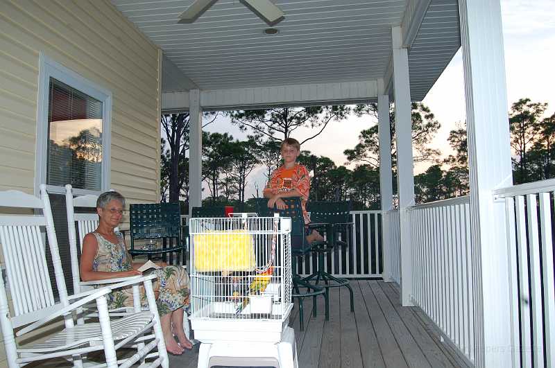 St George 2006 058.JPG - Gramma Jan, Paddy, & Chace.